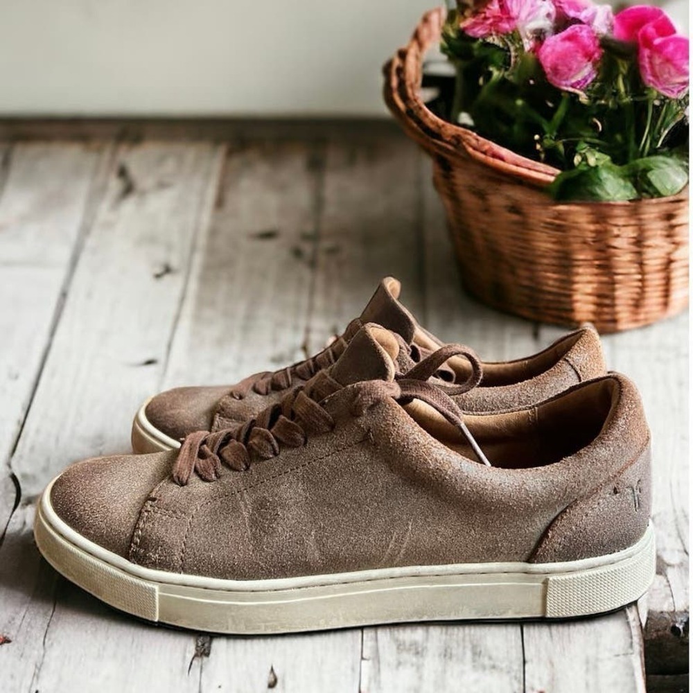 FRYE Women’s Ivy Low Lace Casual Shoe Brown Size 8.5 US